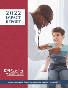 หน้าปกของ Sadler 2022 Impact Report