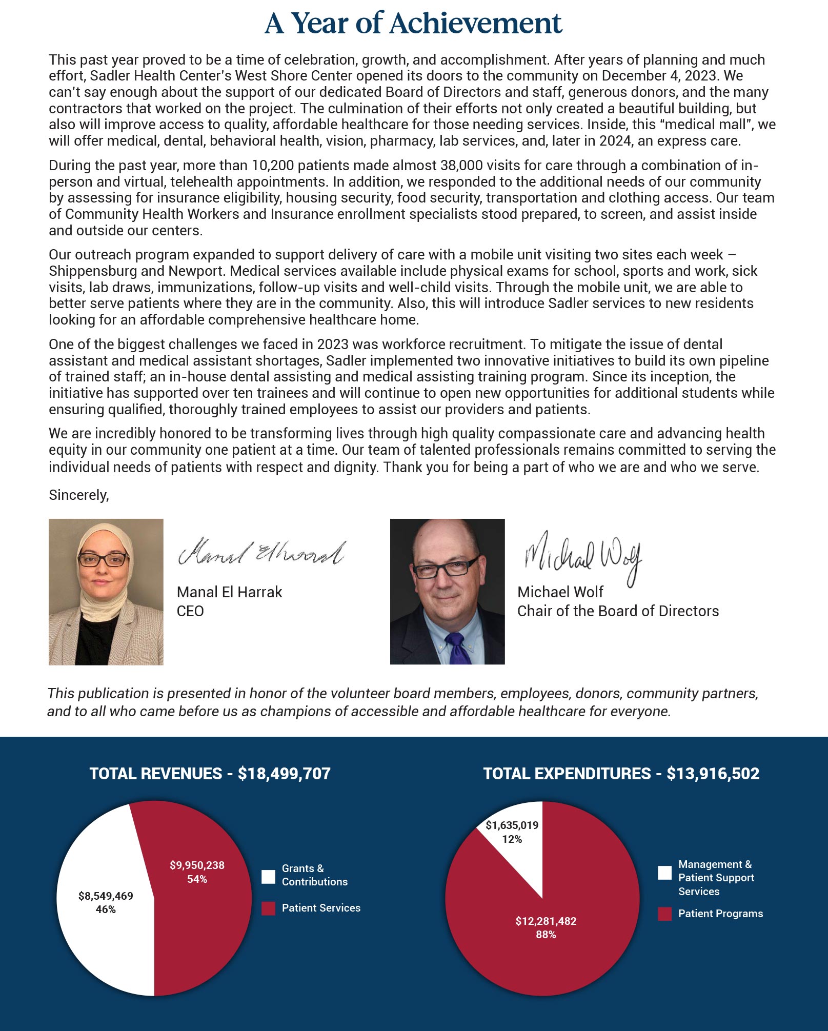 Page 2 - Sadler Impact Report