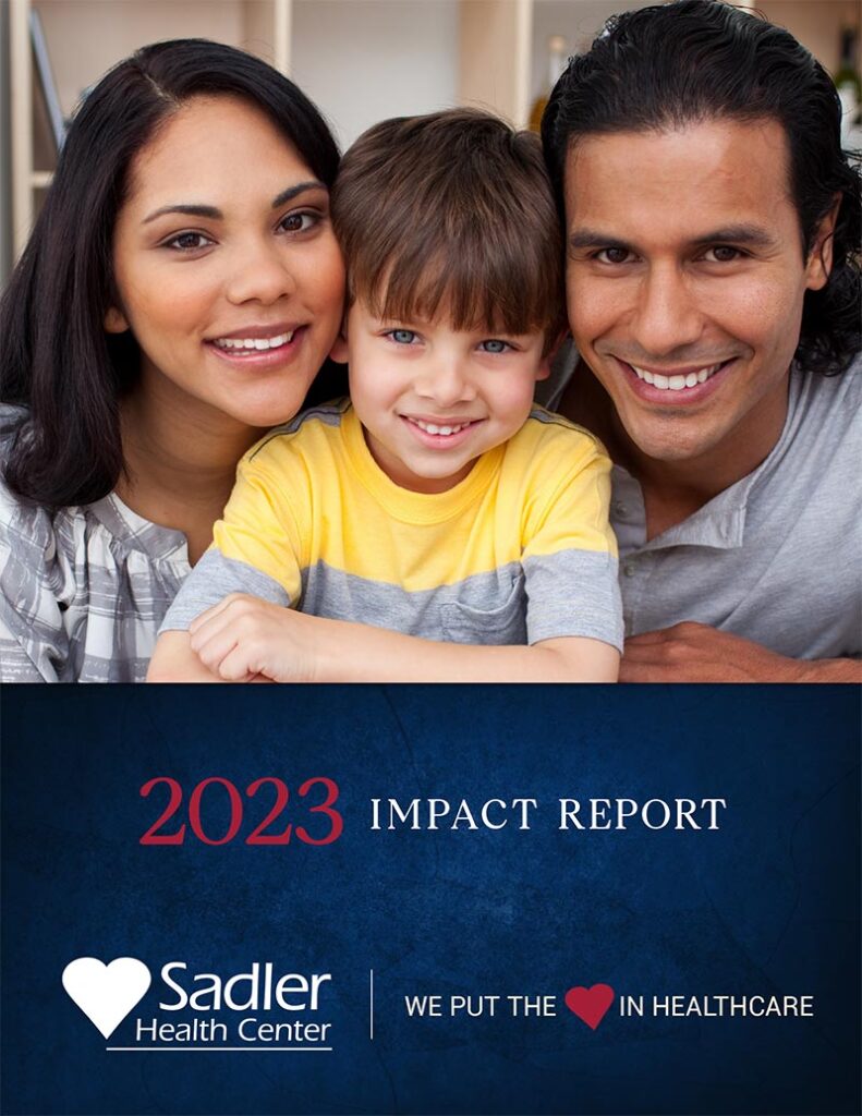 Cover of Sadler 2023 Impact Report